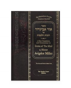 Picture of Ohr Avigdor A New Translation and Commentary on Duties of the Mind Volume 8 Shaar Cheshbon Hanefesh [Hardcover]